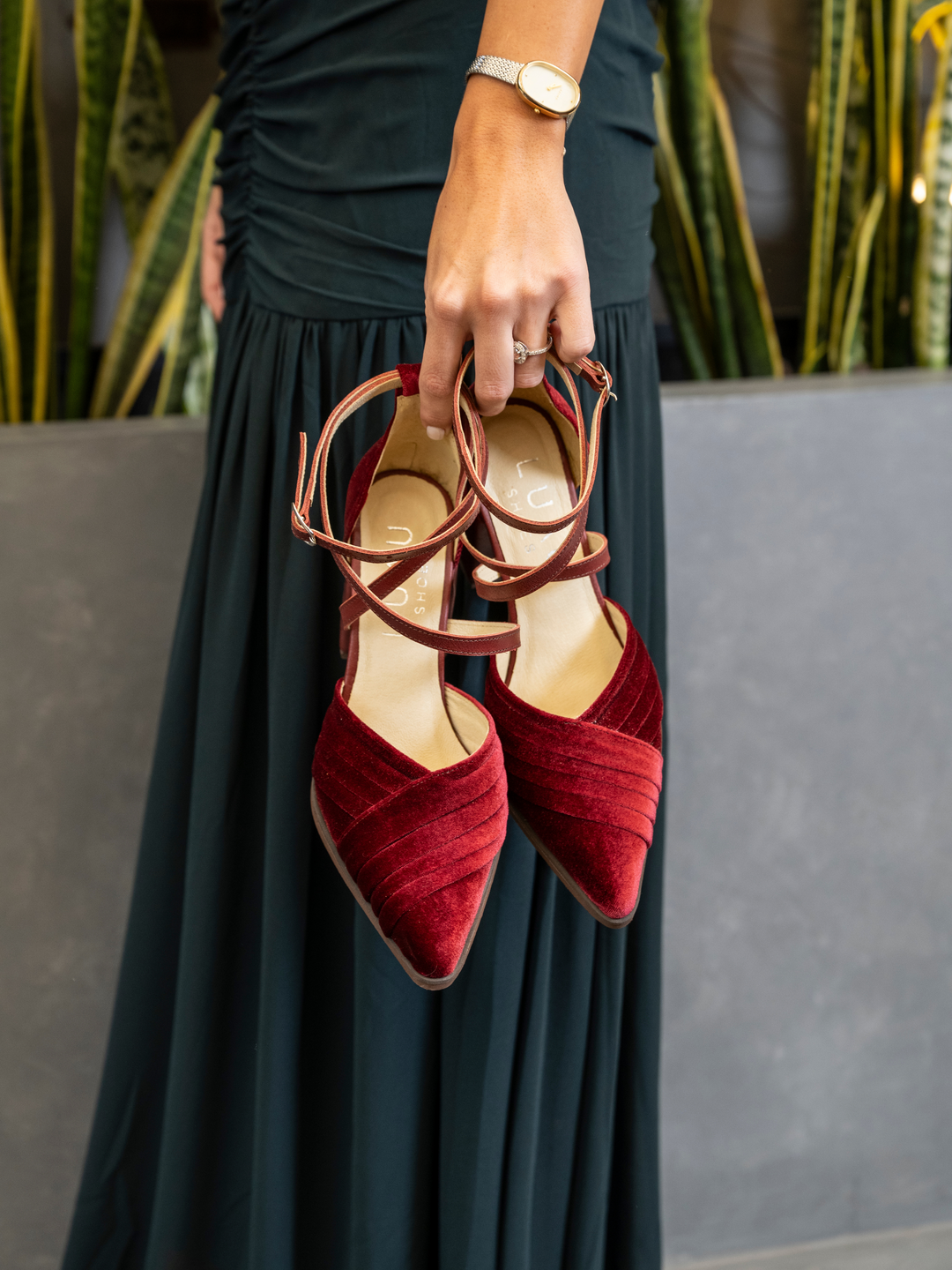 Fiesta Diana Velvet Burgundy