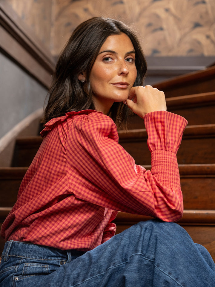 Blusa Panal Cuadros
