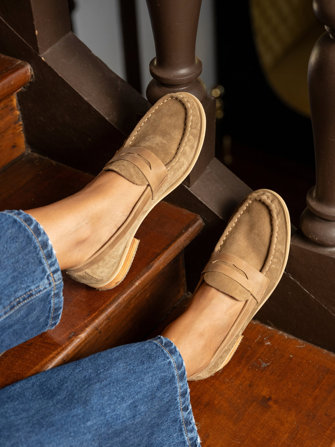 Mocasin Josefa Beige