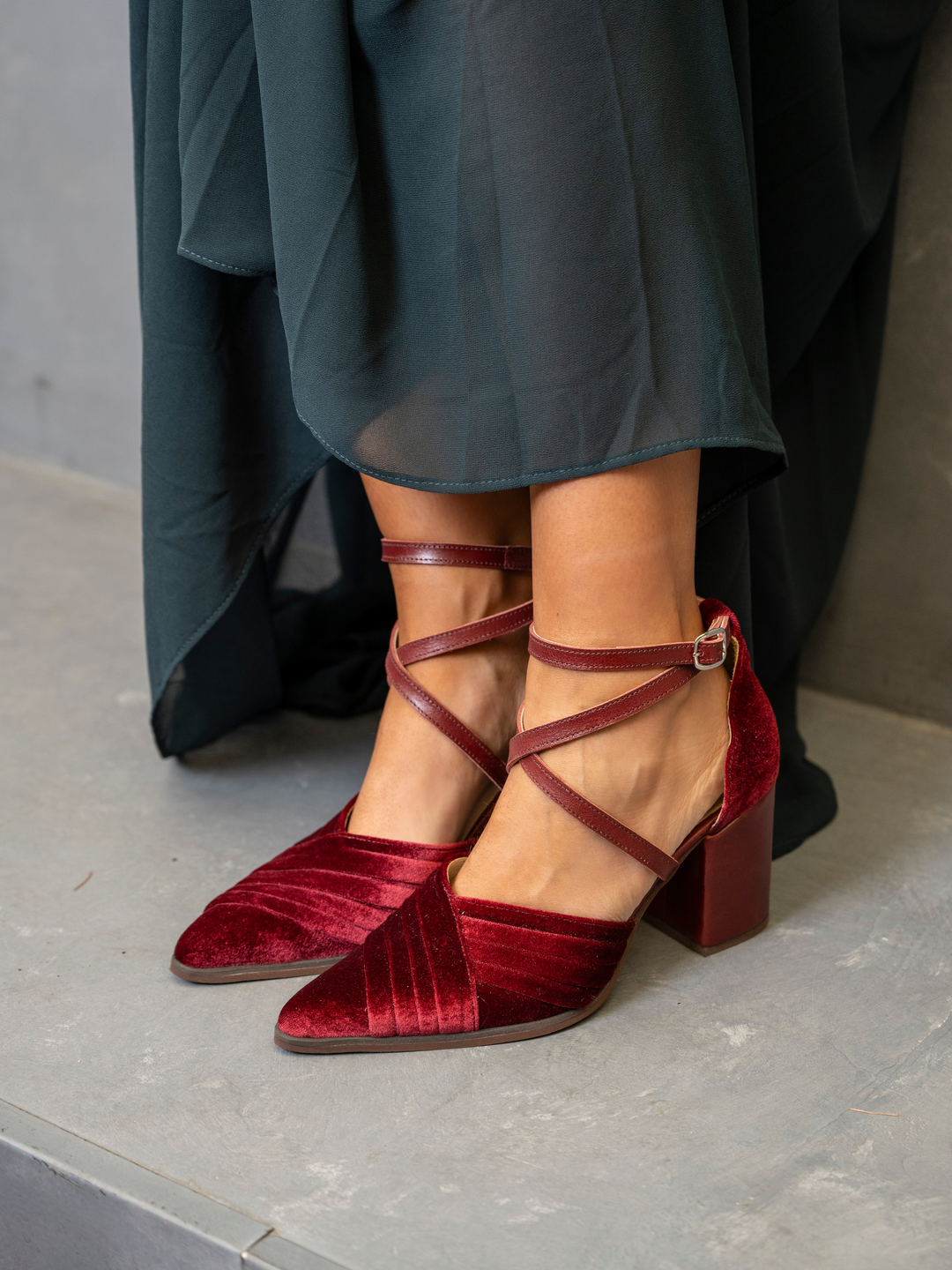Fiesta Diana Velvet Burgundy