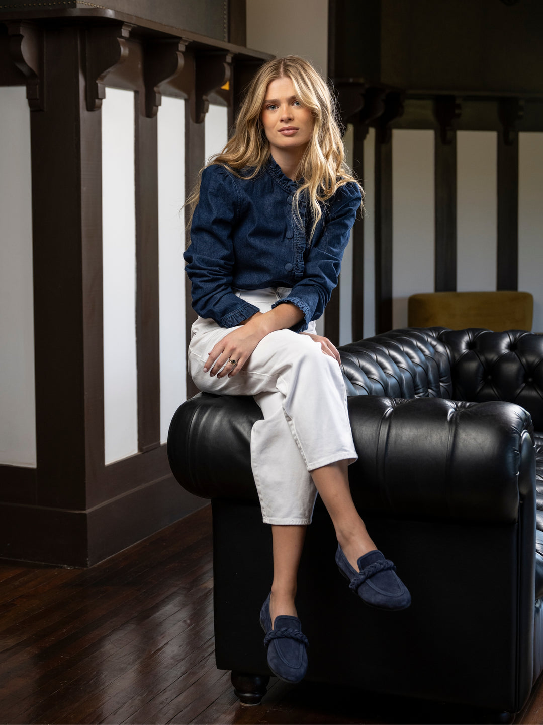 Mocasin Clara Navy