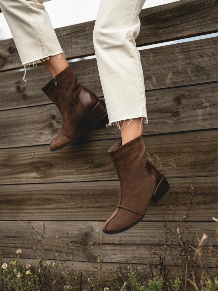 Botin Rustico Chocolate