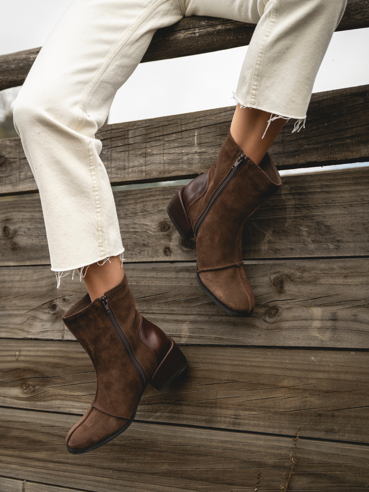 Botin Rustico Chocolate