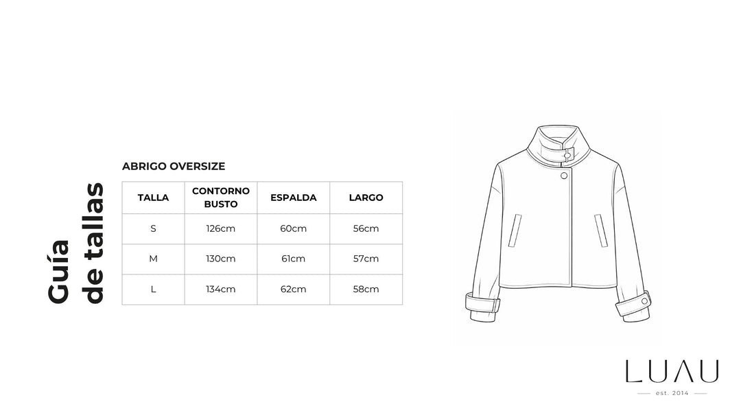 Abrigo Oversize Gris