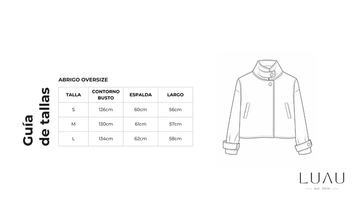 Abrigo Oversize Gris