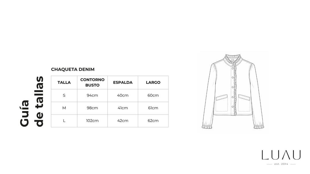 Chaqueta Vuelos Denim