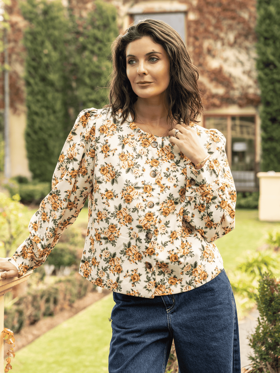 Chaqueta Flores