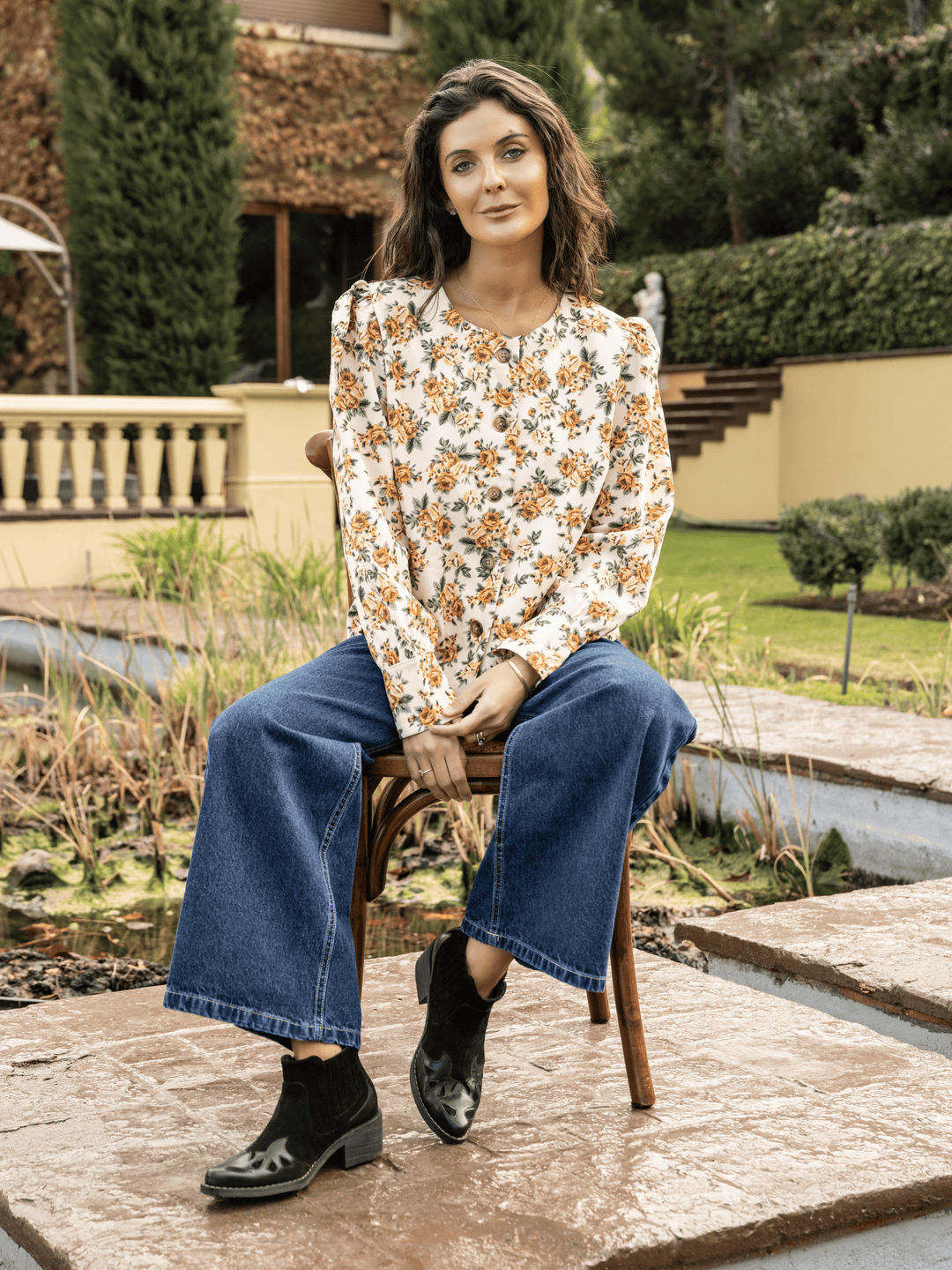 Chaqueta Flores