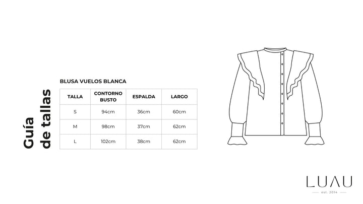Blusa Vuelos Blanca
