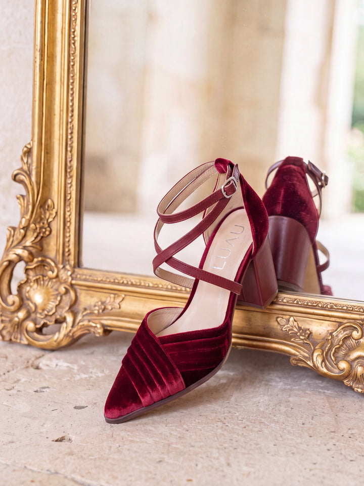 Fiesta Diana Velvet Burgundy