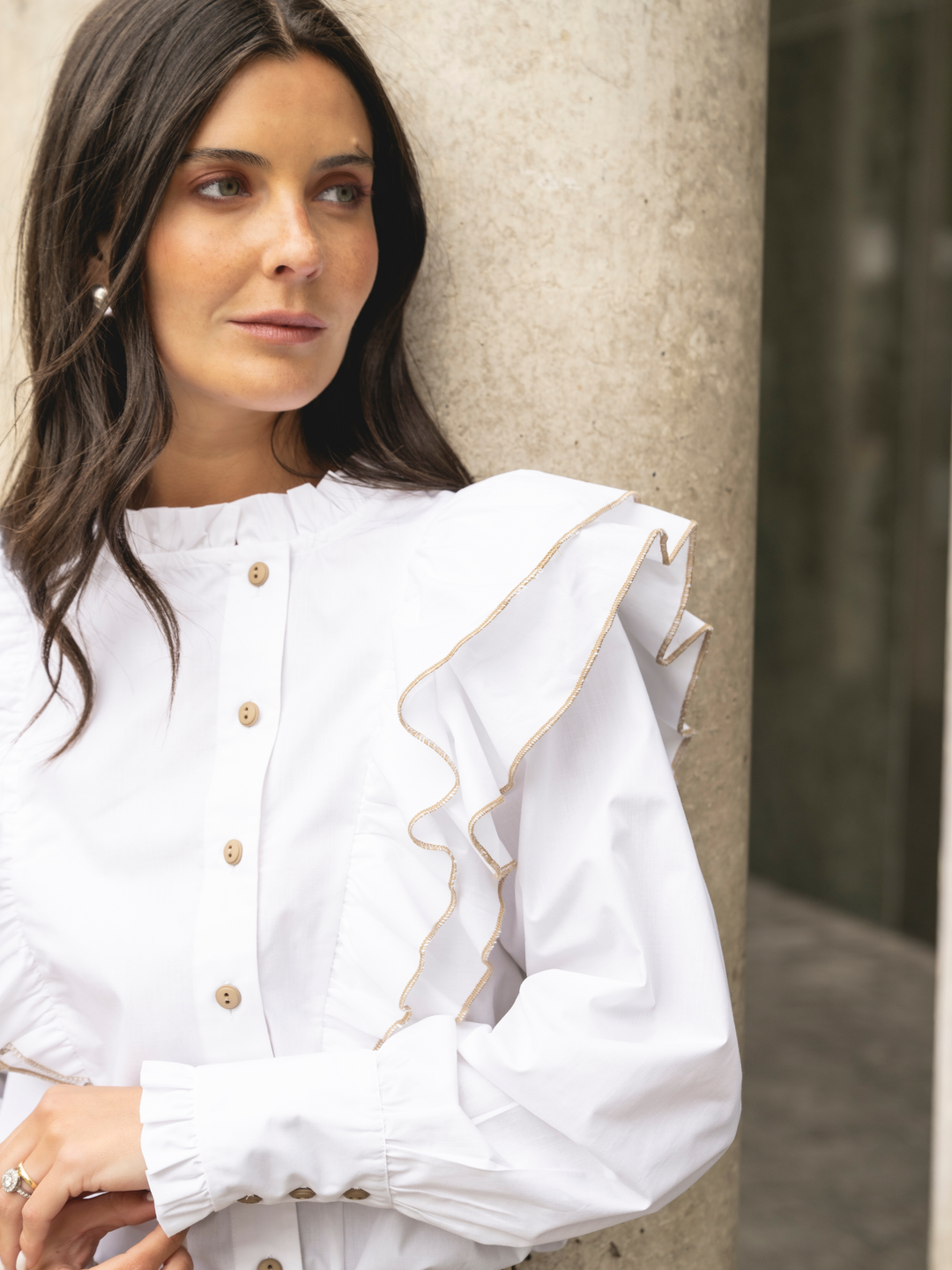 Blusa Vuelos Blanca