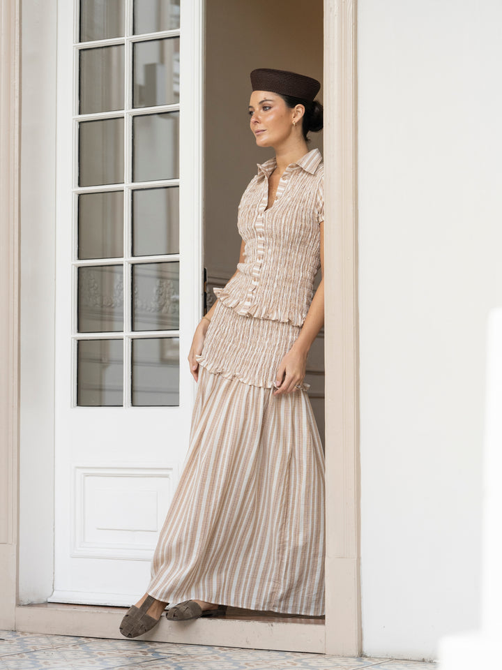 Falda Panal Lineas