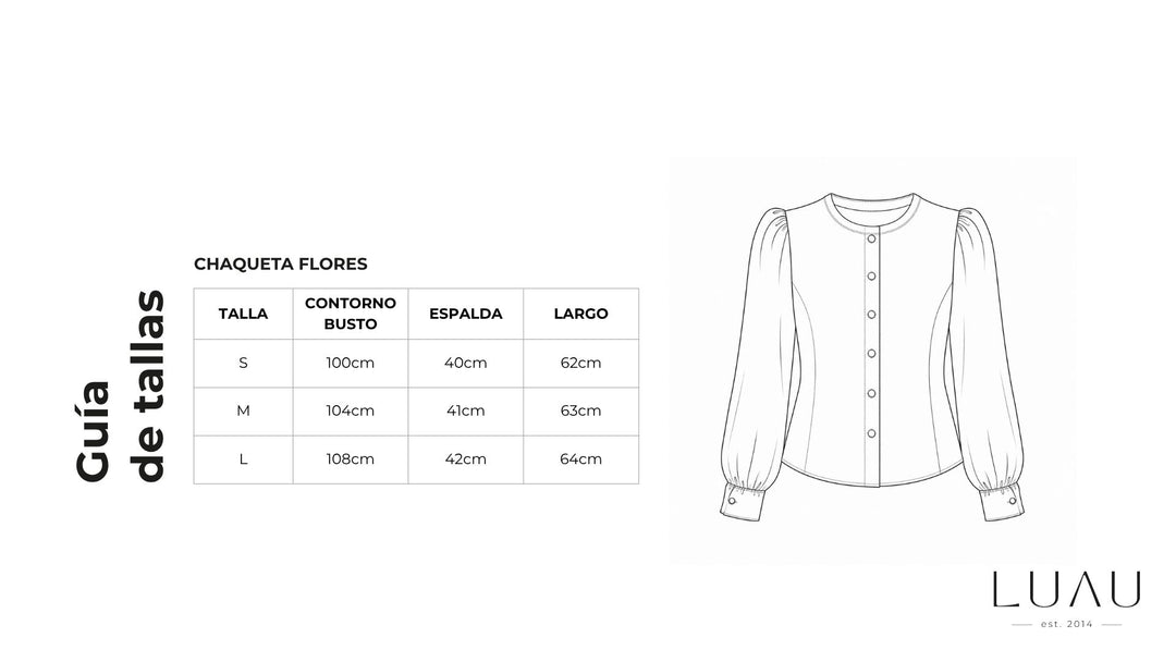Chaqueta Flores