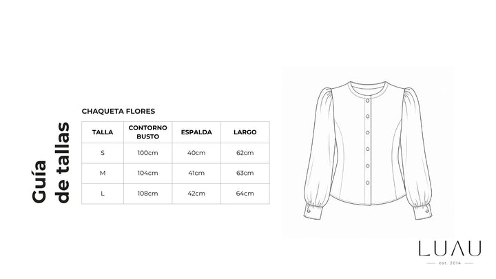 Chaqueta Flores