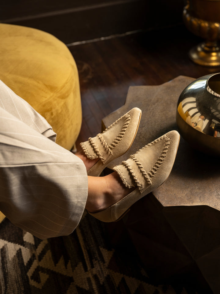 Mocasin Ema Beige
