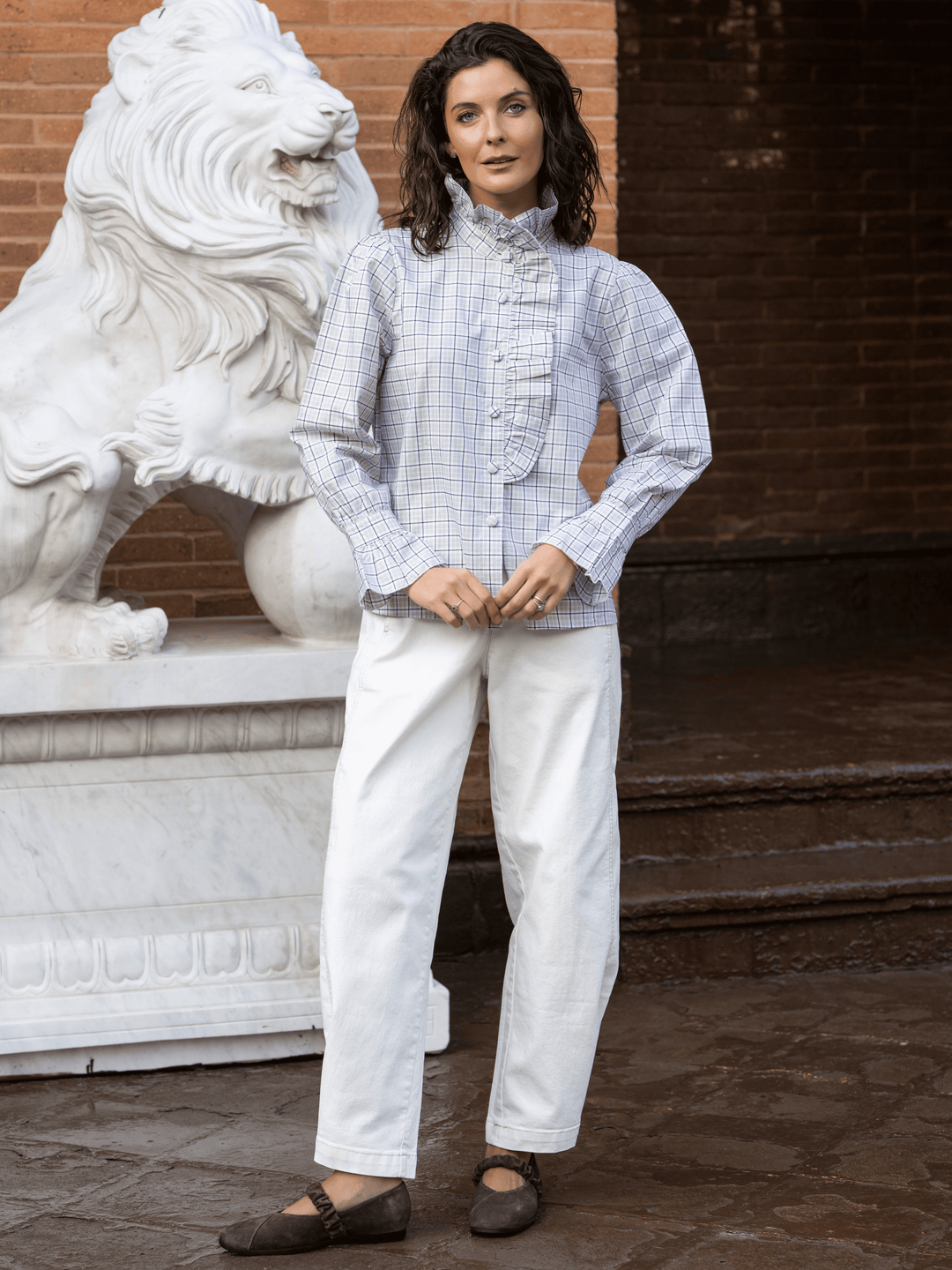 Pantalon Renata Blanco