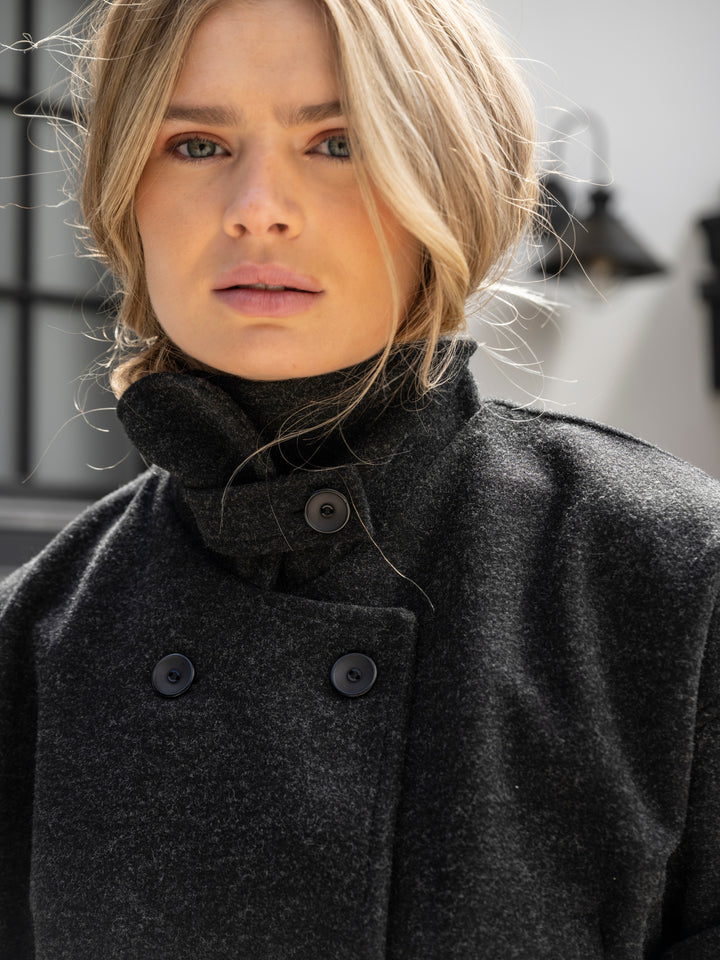 Abrigo Oversize Gris