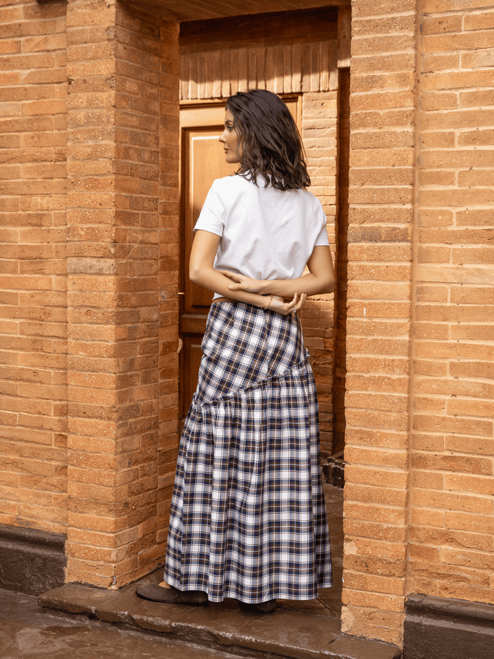 Falda cuadrille