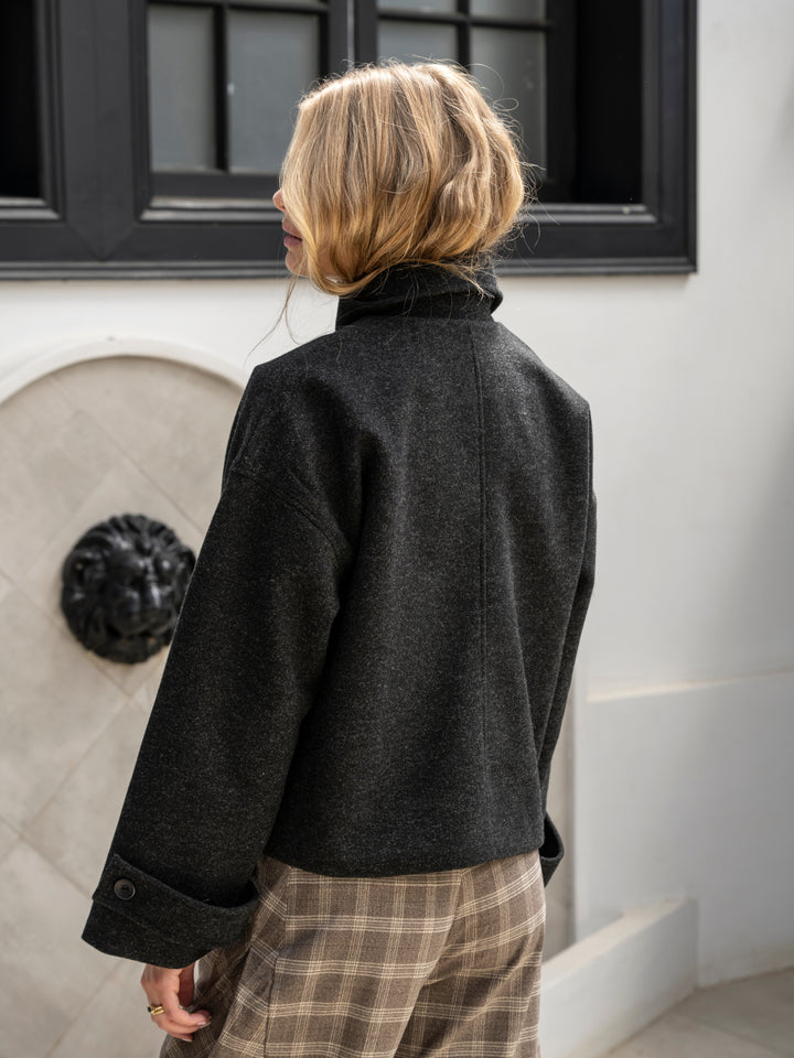 Abrigo Oversize Gris