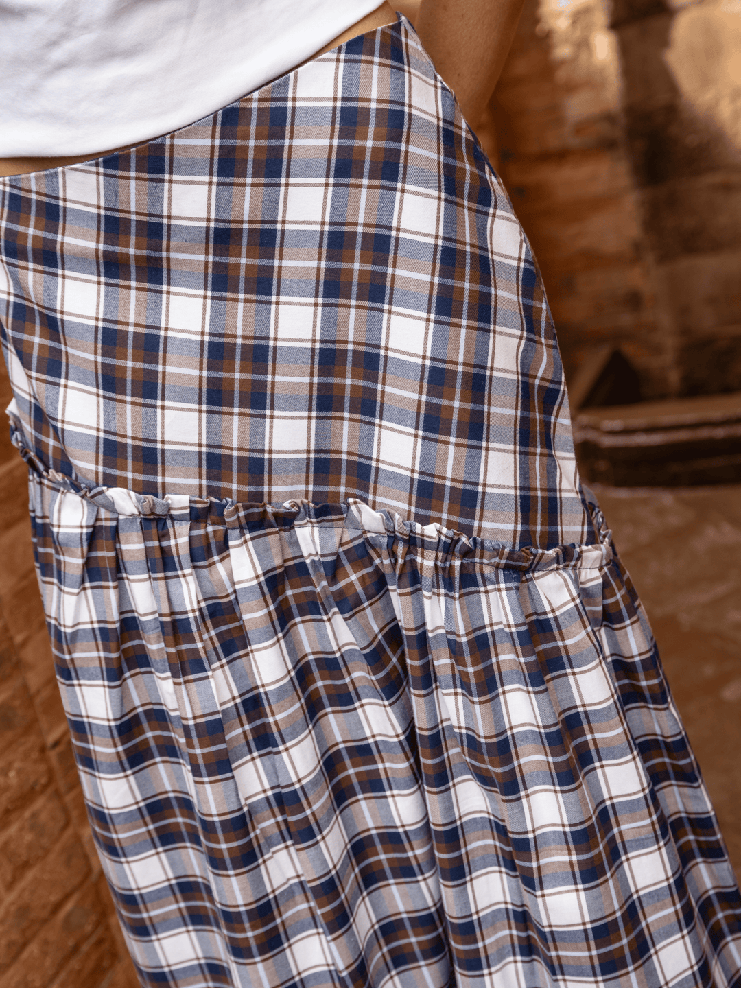 Falda cuadrille