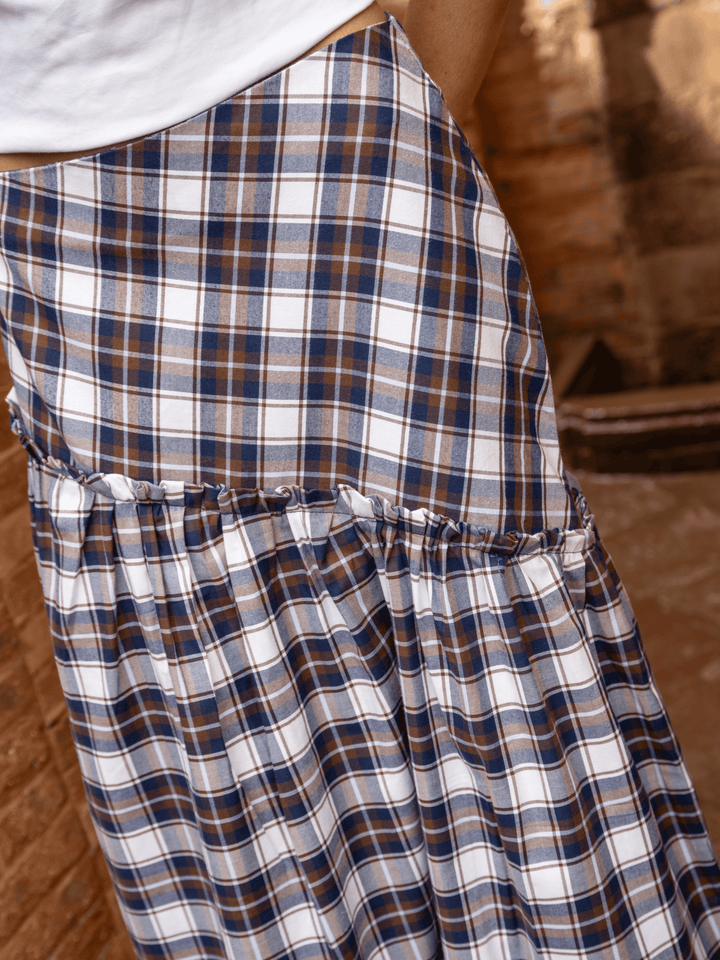 Falda cuadrille