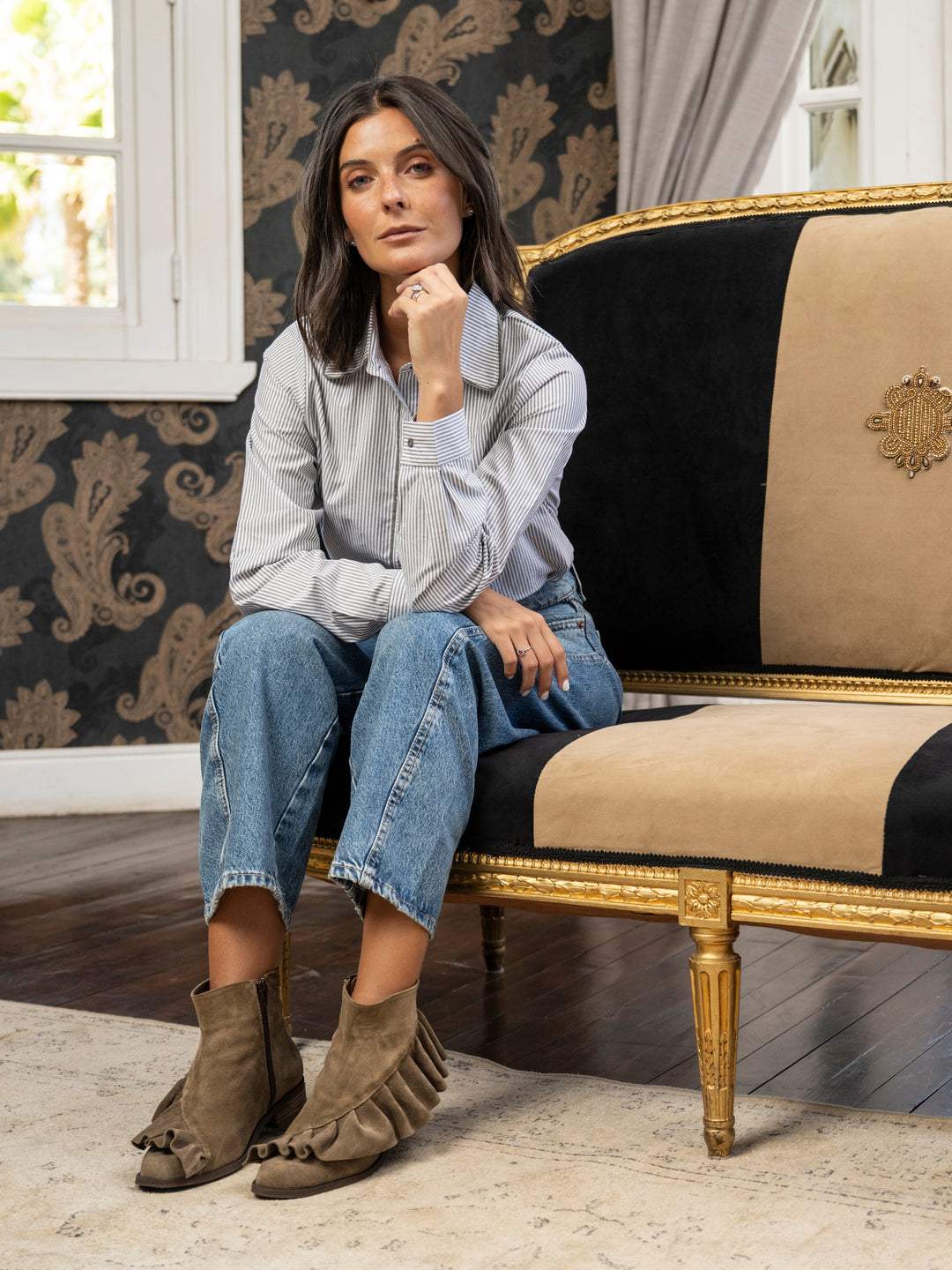Botin Camila Taupe