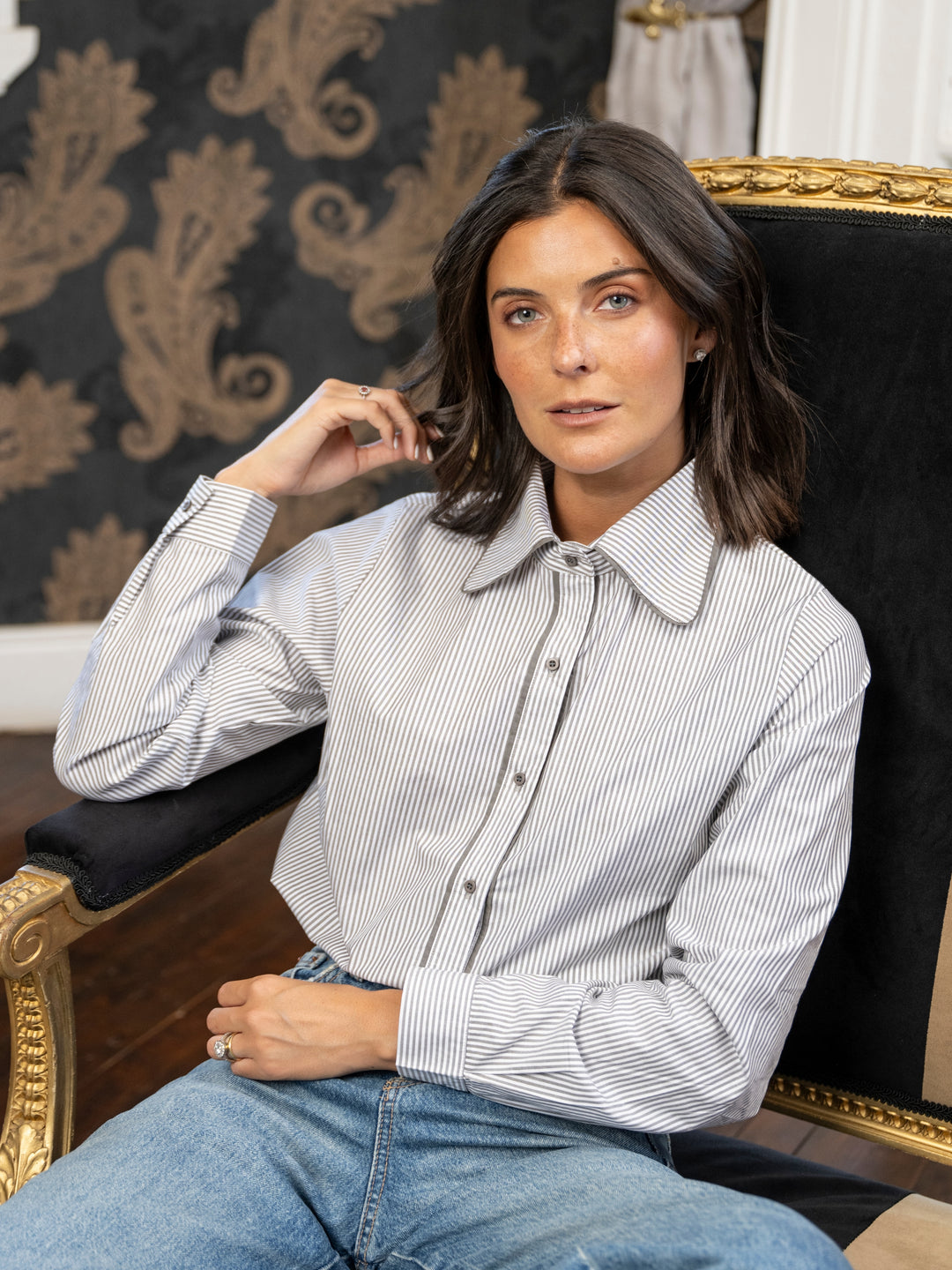 Blusa Líneas Verde