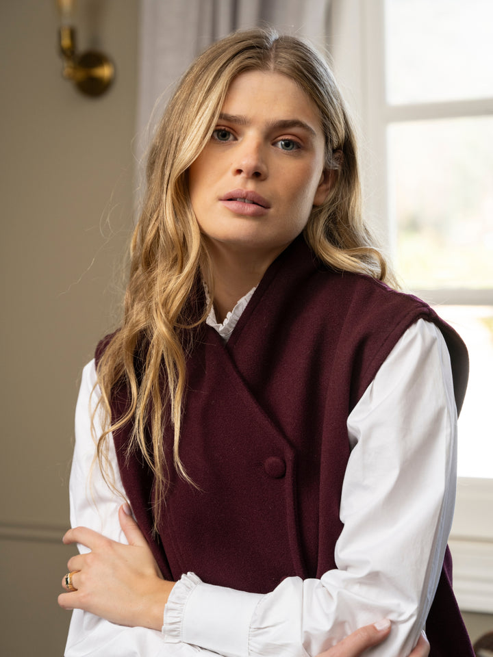 Vest Oversize Burdeo