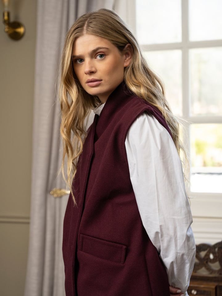 Vest Oversize Burdeo