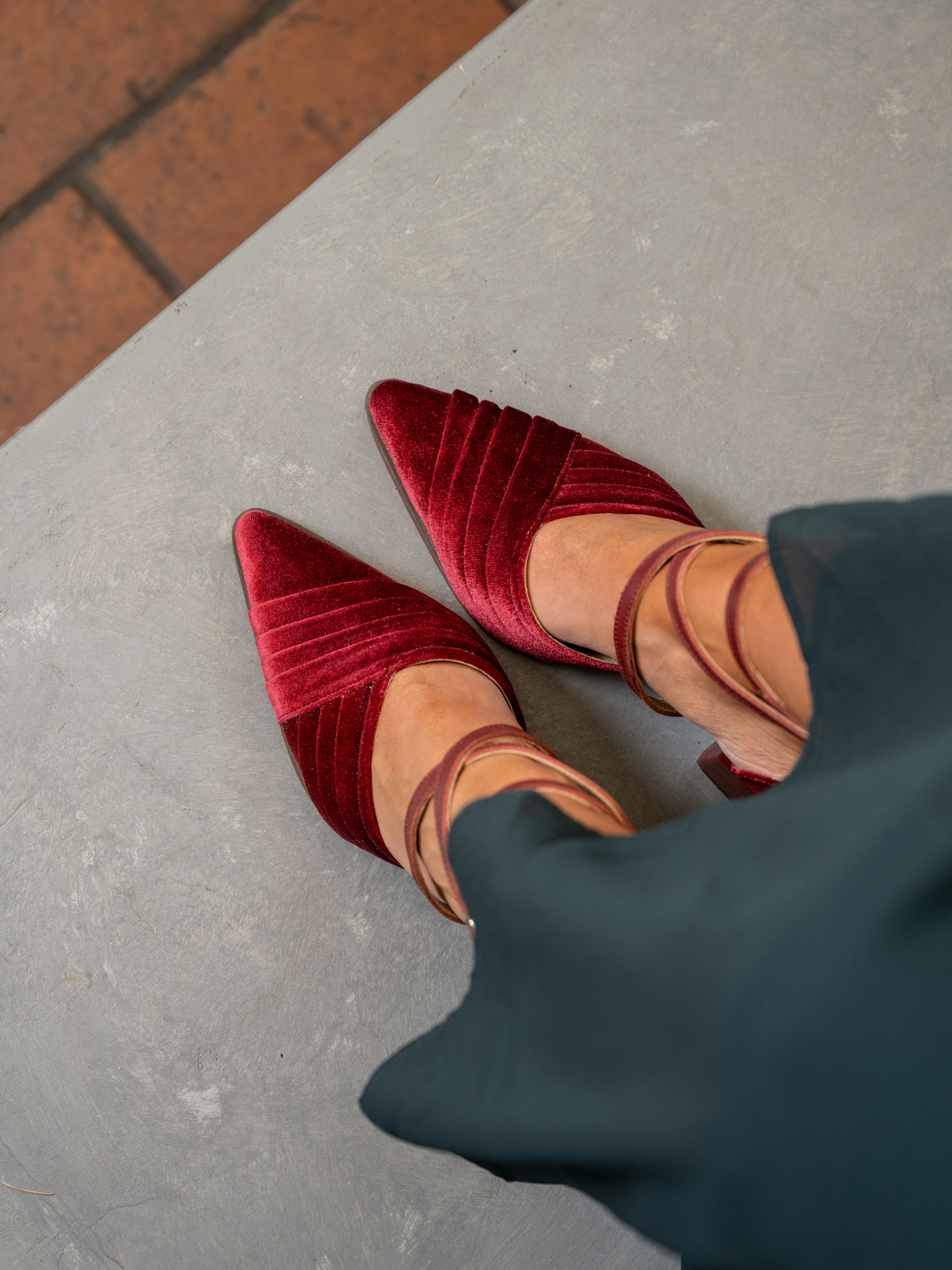 Fiesta Diana Velvet Burgundy
