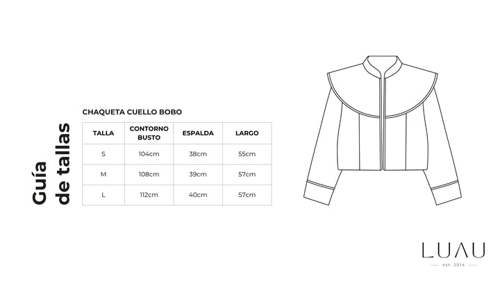 Chaqueta Cuello Bobo Beige