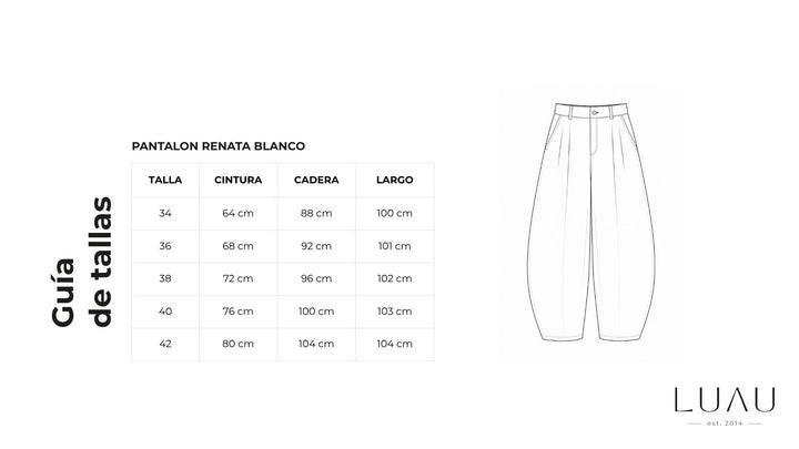Pantalon Renata Blanco